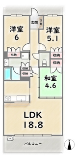 【間取り】 | ジオ京都嵯峨嵐山