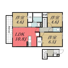 【間取り】 | フォレストウッド　A