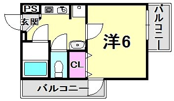 ステラハウス6の間取り