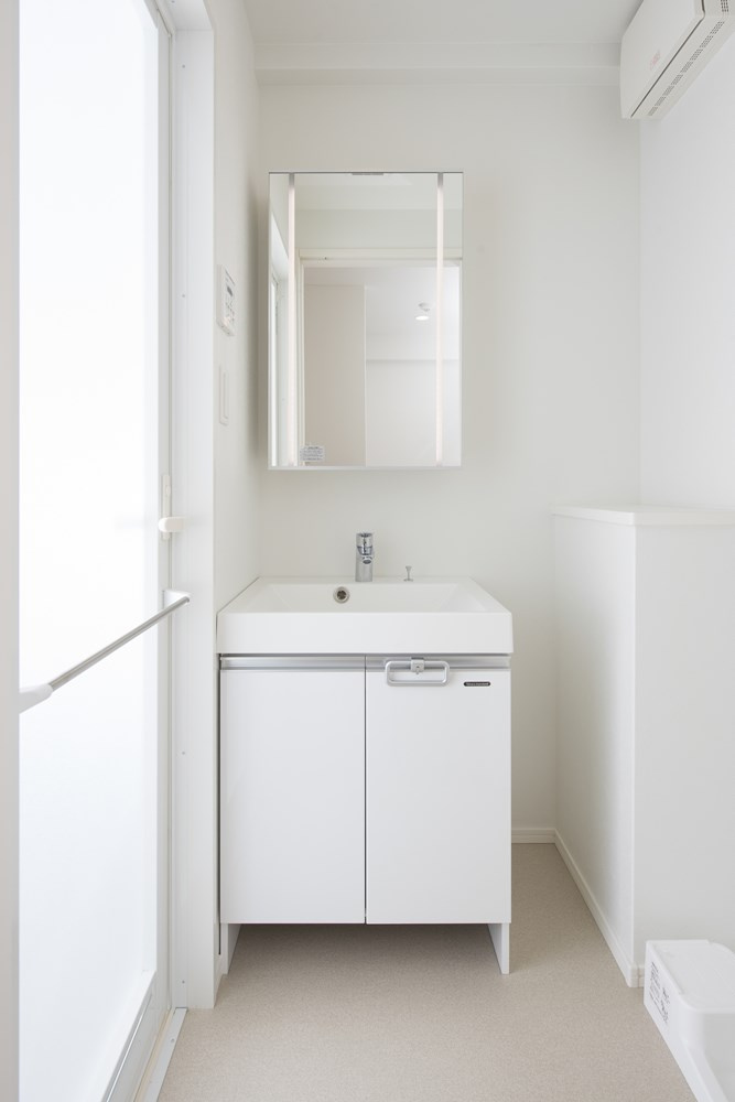 エンクレスト博多EAST PARKの洗面所|使いやすい洗面所です