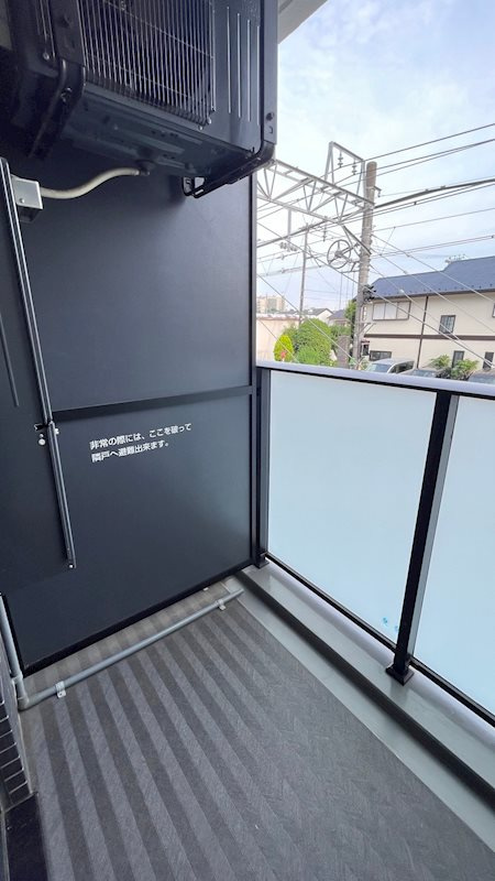 ルネサンスコート自由が丘のバルコニー
