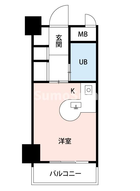 ルポ六本松の間取り
