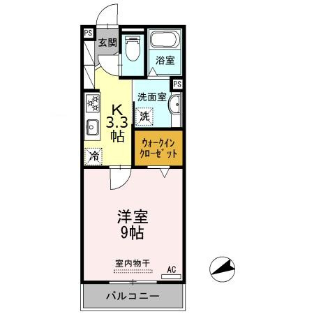 アムールYHの間取り
