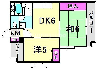 フローレンス西宮1の間取り