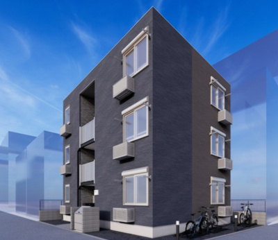 【外観パース】 | イクシオ町屋Ⅱ | 外観パースです。