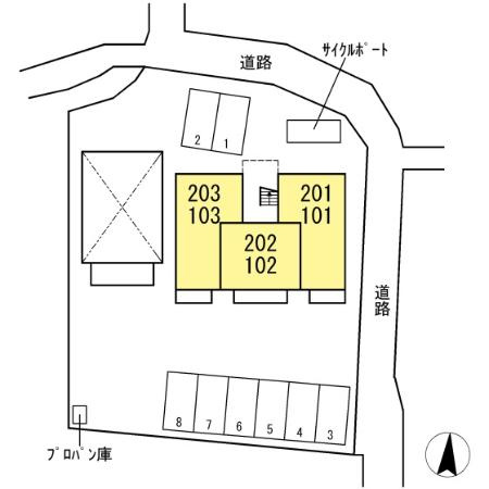 スプランドゥールの区画図
