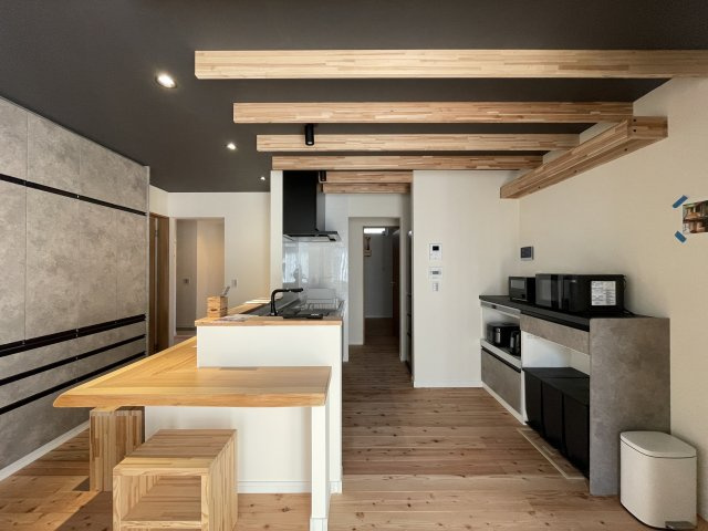 布橋シェアハウスの内装