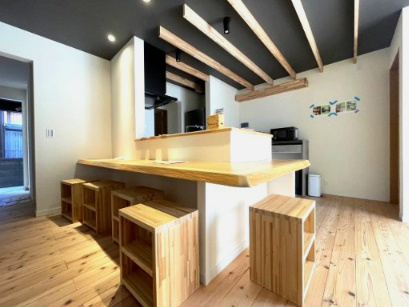 布橋シェアハウスの内装