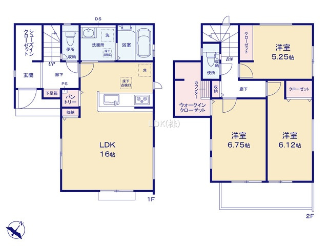 【間取り】 | 新築戸建／ふじみ野市福岡武蔵野（全１棟）