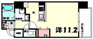 【間取り】 | プライムレジデンス神戸県庁前