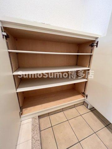 レジディア西新の収納|小物を収納するのに便利です