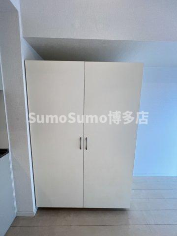 レジディア西新の収納|収納のためのスペースです