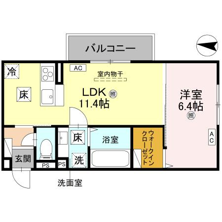 D-Regalo日光Nの間取り