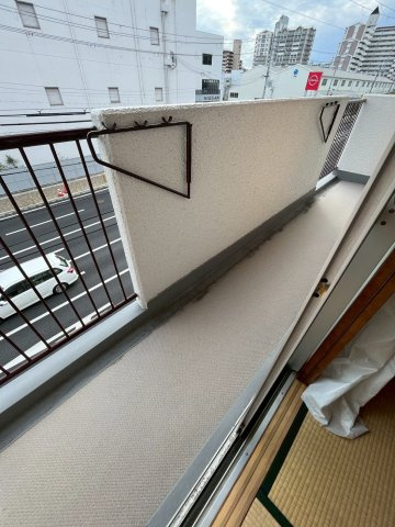 加島第3マンションのバルコニー