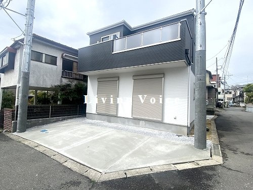 【外観】 | 【仲介手数料０円】秦野市鶴巻南5期　新築一戸建て | 外観パース　秦野市鶴巻南5期　新築一戸建て