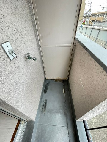 寿コーポのバルコニー