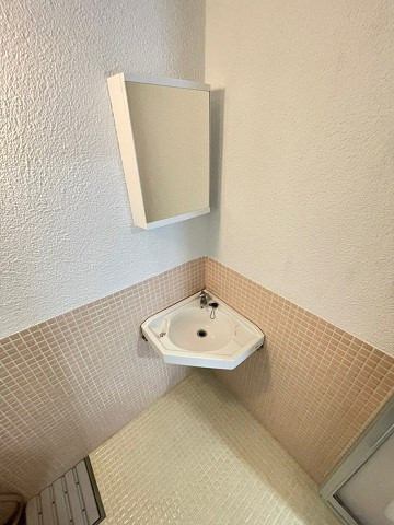 寿コーポの洗面所