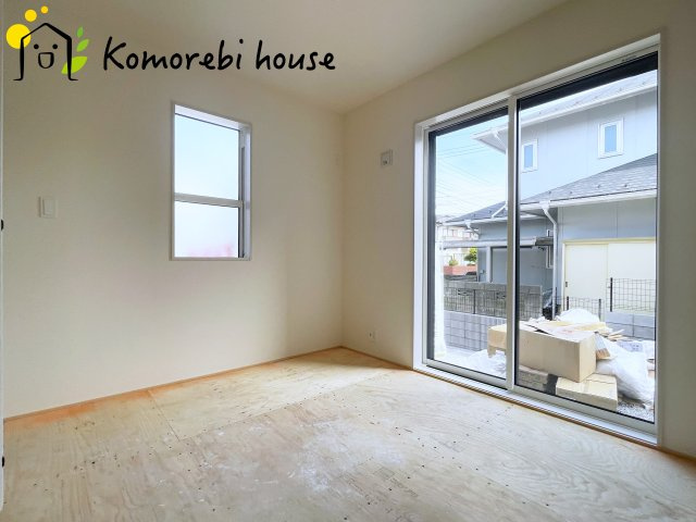 上尾市原市　12期　新築一戸建て　ブルーミングガーデン　01の和室|フローリングだけでなく、和室もあります