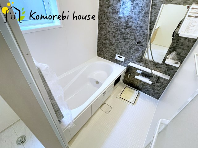 上尾市原市　12期　新築一戸建て　ブルーミングガーデン　01の浴室|ゆったり過ごせるお風呂です