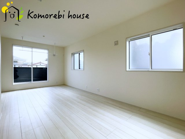 上尾市原市　12期　新築一戸建て　ブルーミングガーデン　01の寝室|ゆとりの広さです