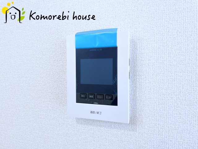 上尾市原市　12期　新築一戸建て　ブルーミングガーデン　01の防犯設備|モニター付インターホンです