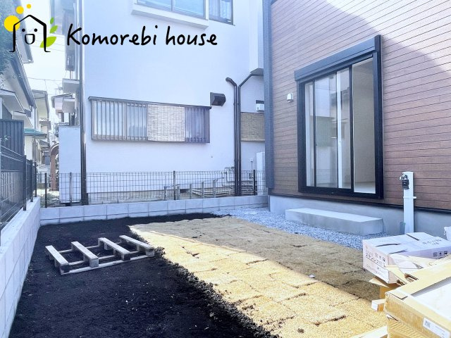 上尾市原市　12期　新築一戸建て　ブルーミングガーデン　01の庭|お庭が付いています