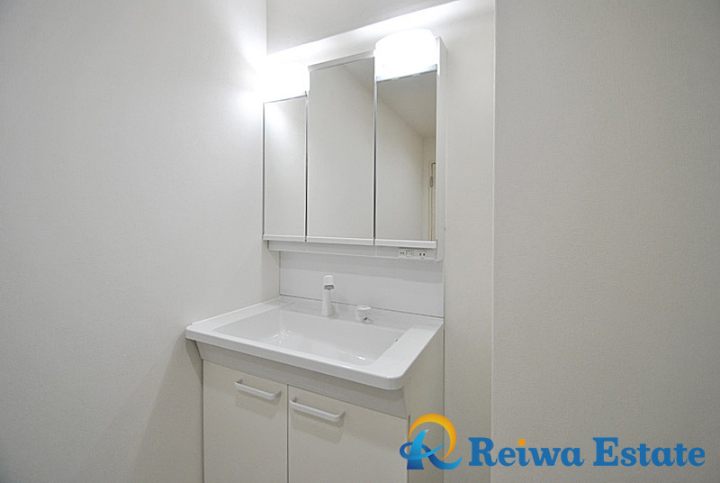 ダイアパレス・エクシード茅ヶ崎の独立洗面台