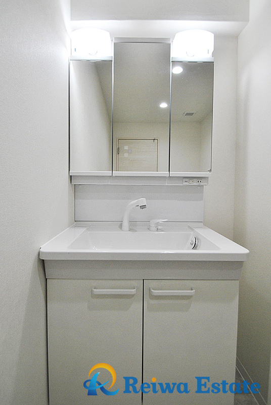 ダイアパレス・エクシード茅ヶ崎の独立洗面台