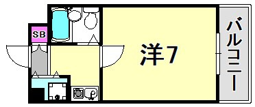西北チェリーマンションの間取り