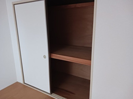 専用の収納スペースです
