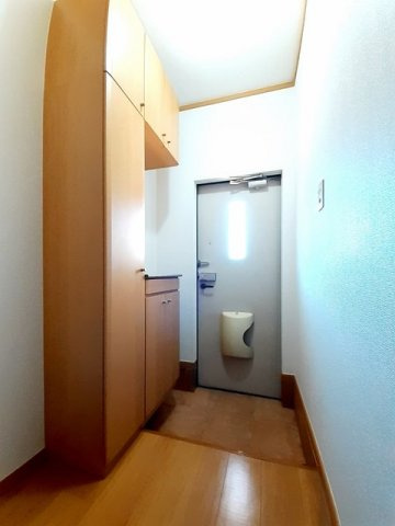 落ち着いた玄関です