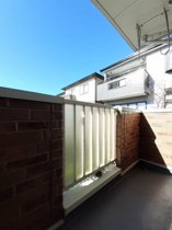 陽当たり良好なバルコニーです