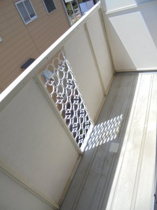 広々としたバルコニーです