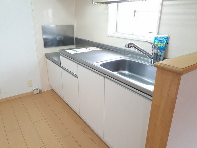 コンパクトなキッチンで掃除もラクラク