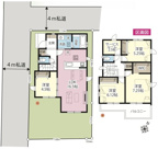 GRAFARE 桶川市南2期　新築戸建　全1棟　1号棟の画像
