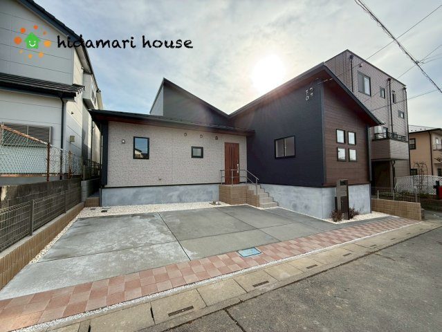 西区中釘　平屋新築戸建　ブルーミング01の外観|現地写真