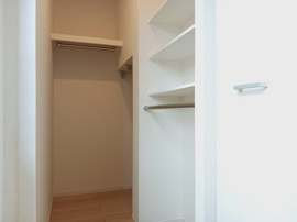 大きなスペースがあり、収納には困りません