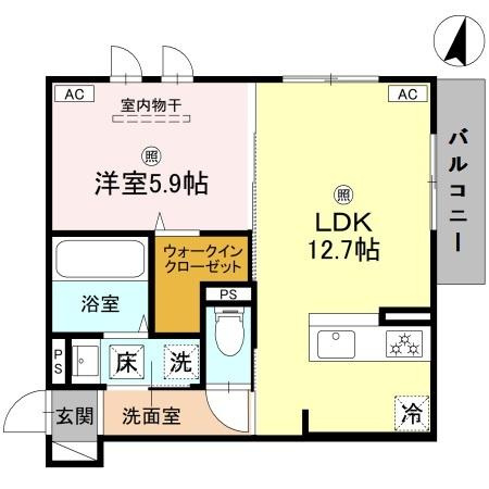 プライム金剛の間取り