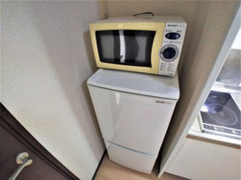 電子レンジと冷蔵庫