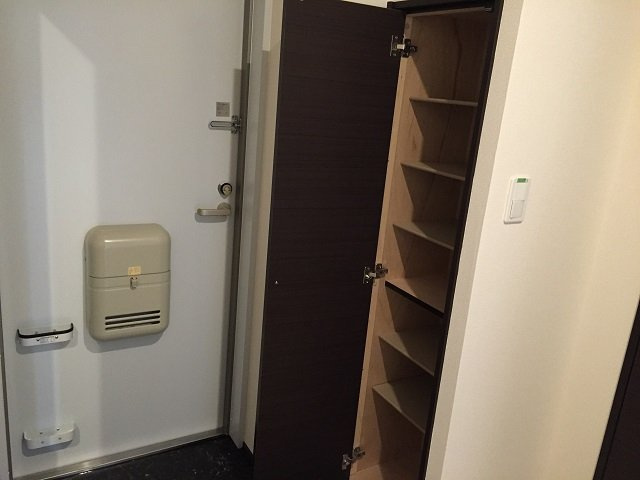 落ち着いた玄関です