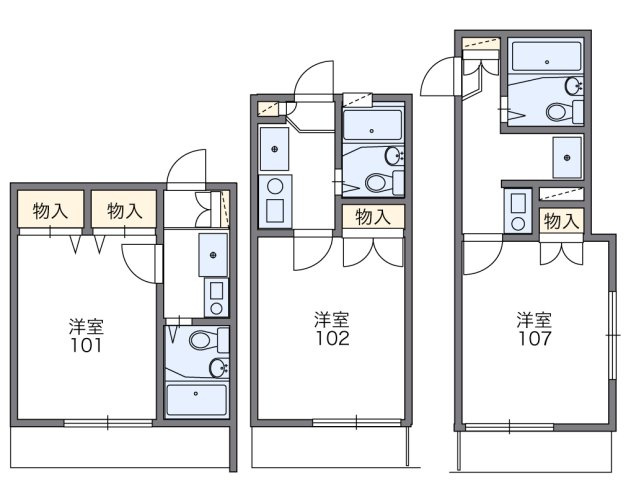 代表的な間取のため実際の間取とは異なる場合があります
