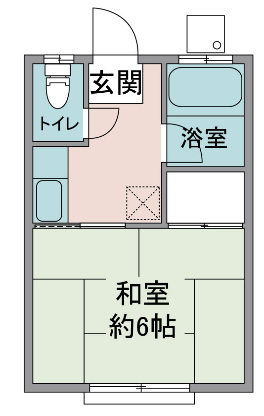 白金荘Ｅ棟の間取り