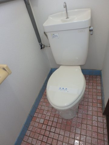 白金荘Ｅ棟のトイレ|居住中の為、同タイプのお部屋です。