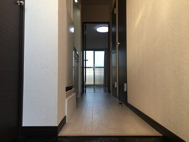 シンプルで使いやすい玄関です