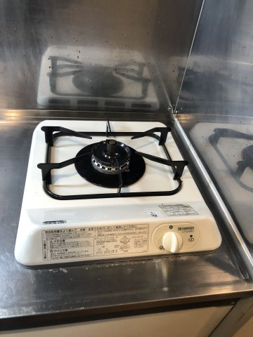 コンパクトなキッチンで掃除もラクラク