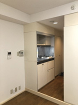 コンパクトなキッチンで掃除もラクラク