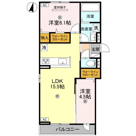プライム金剛の間取り