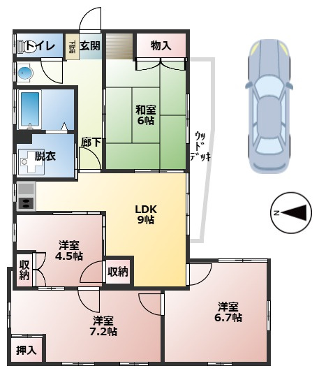 岩田邸の間取り
