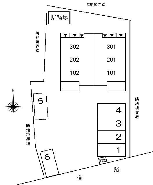 ＡＴ・ヴィレッジの区画図