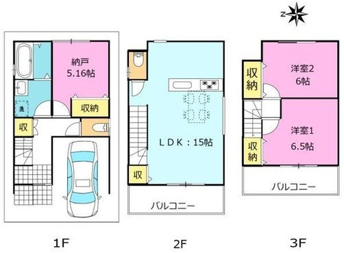 【間取り】 | K41345-2号地鳳徳